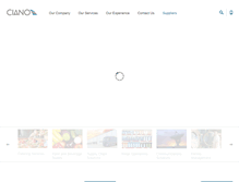 Tablet Screenshot of cianointernational.it